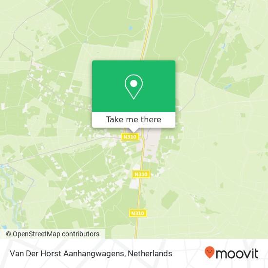 Van Der Horst Aanhangwagens map