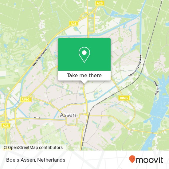 Boels Assen map