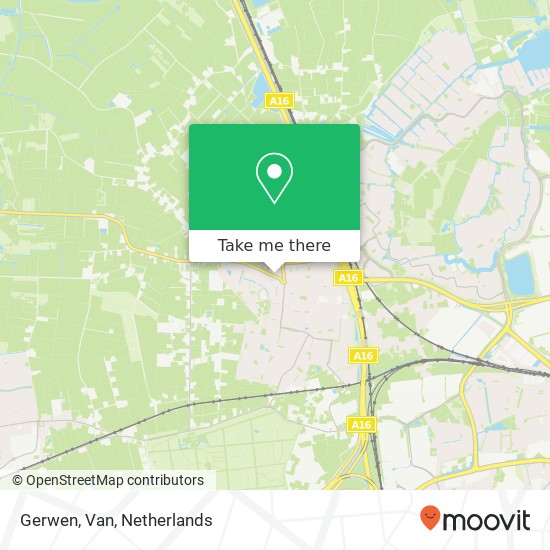 Gerwen, Van map