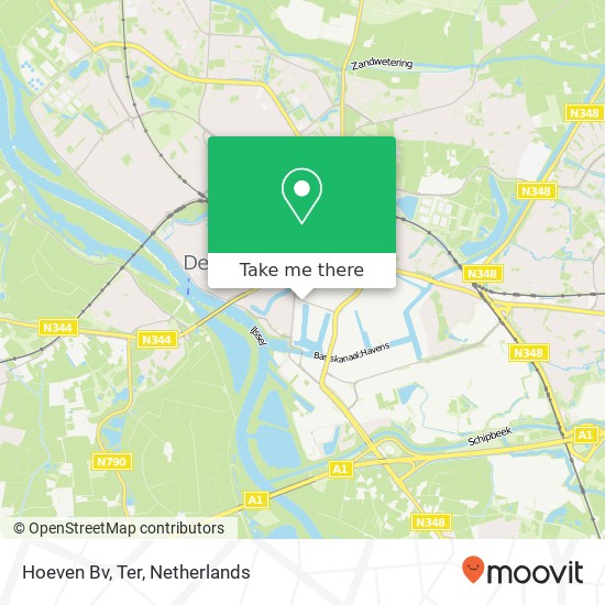 Hoeven Bv, Ter map