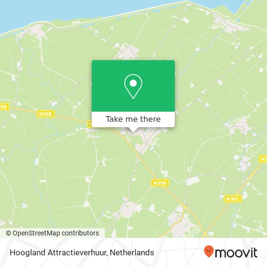 Hoogland Attractieverhuur map