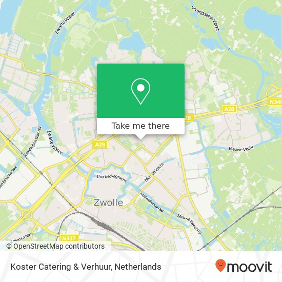 Koster Catering & Verhuur Karte