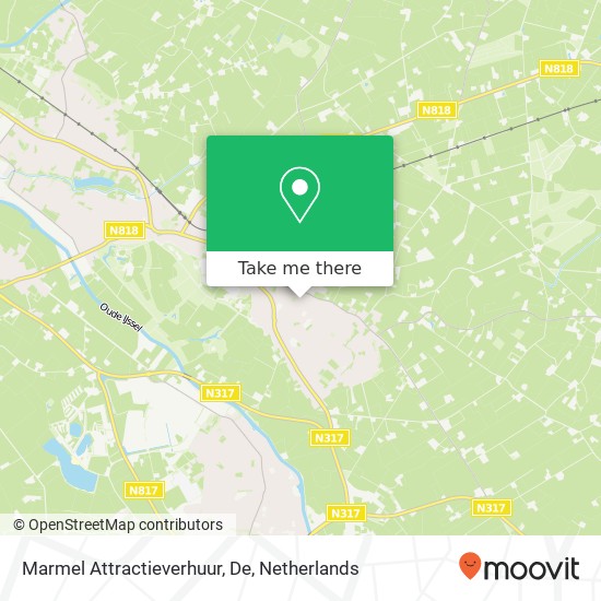 Marmel Attractieverhuur, De map