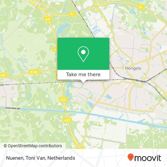 Nuenen, Toni Van map