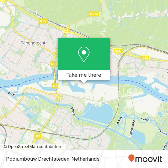 Podiumbouw Drechtsteden map