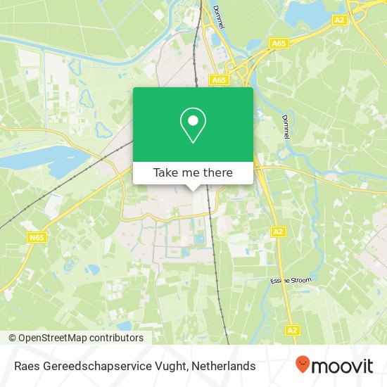 Raes Gereedschapservice Vught Karte