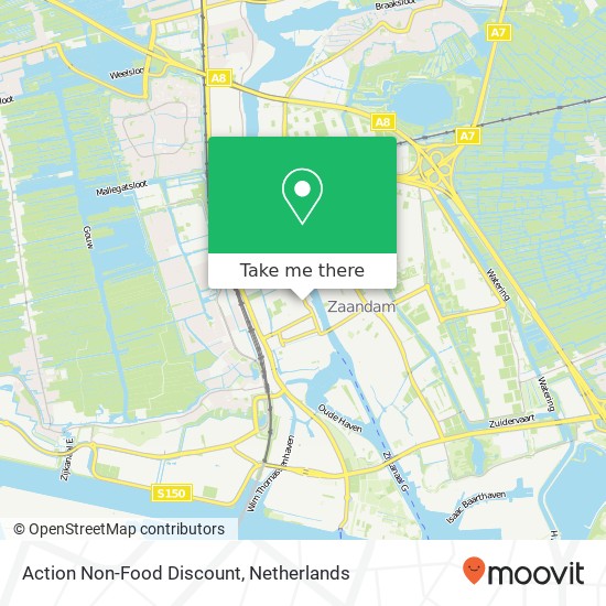 Action Non-Food Discount map