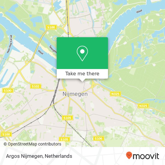 Argos Nijmegen map