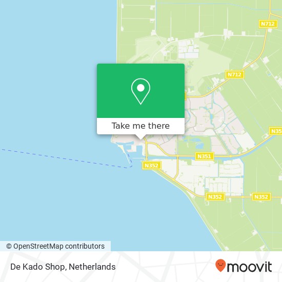 De Kado Shop map