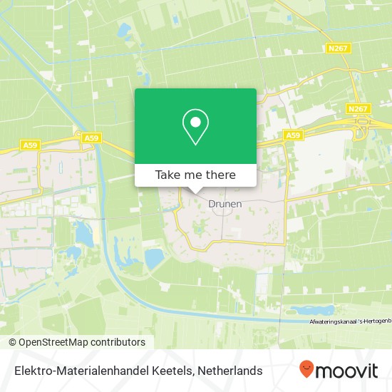 Elektro-Materialenhandel Keetels Karte