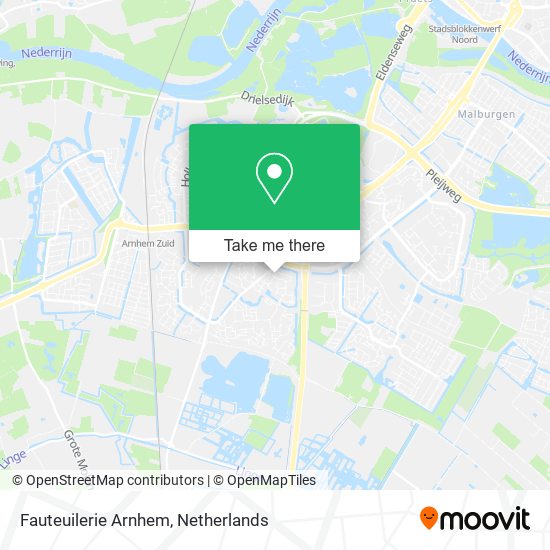 Fauteuilerie Arnhem map