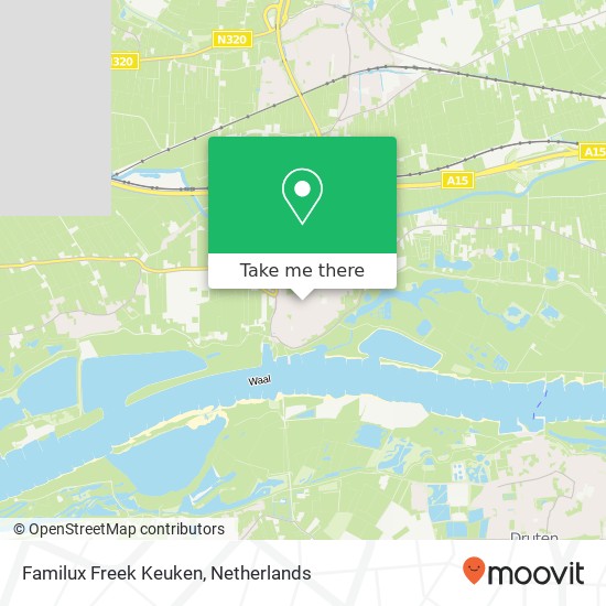 Familux Freek Keuken map