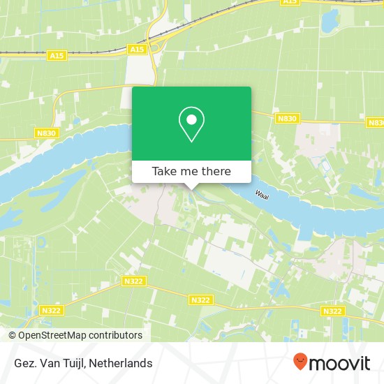 Gez. Van Tuijl map