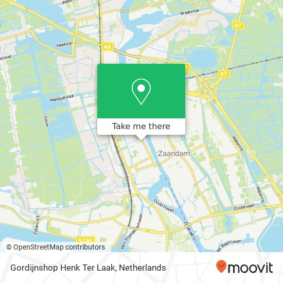 Gordijnshop Henk Ter Laak map