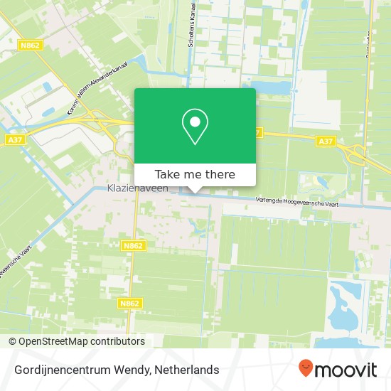 Gordijnencentrum Wendy map