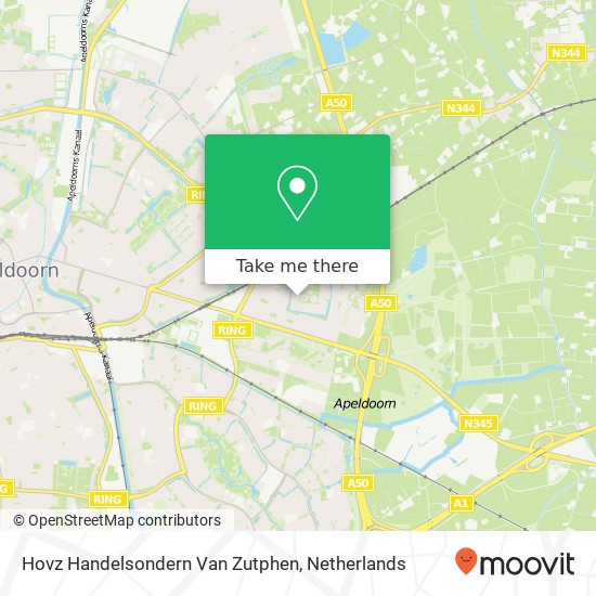 Hovz Handelsondern Van Zutphen map