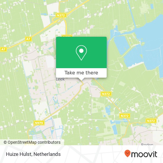 Huize Hulst map