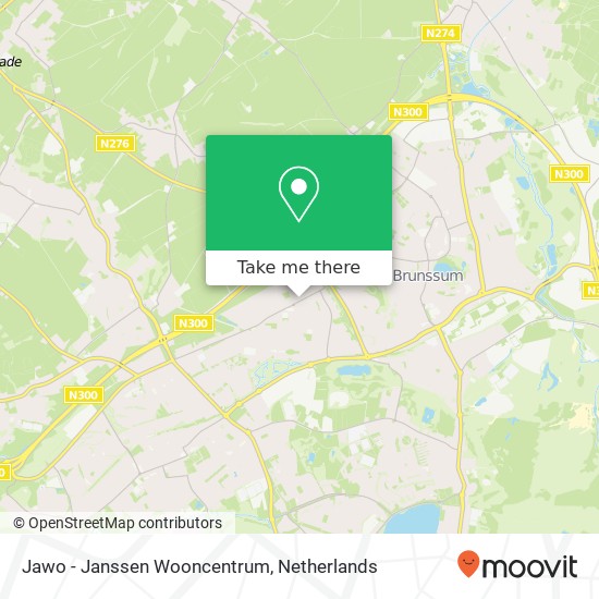 Jawo - Janssen Wooncentrum map