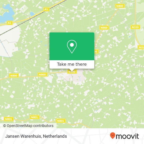 Jansen Warenhuis map