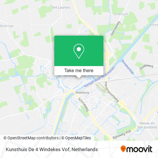 Kunsthuis De 4 Windekes Vof map