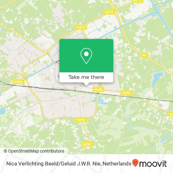 Nica Verlichting Beeld / Geluid J.W.R. Nie map