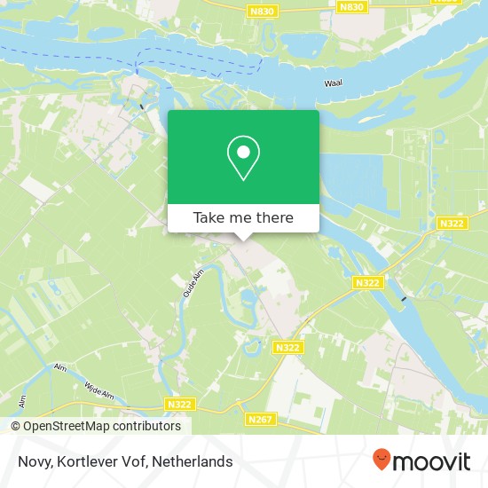 Novy, Kortlever Vof map