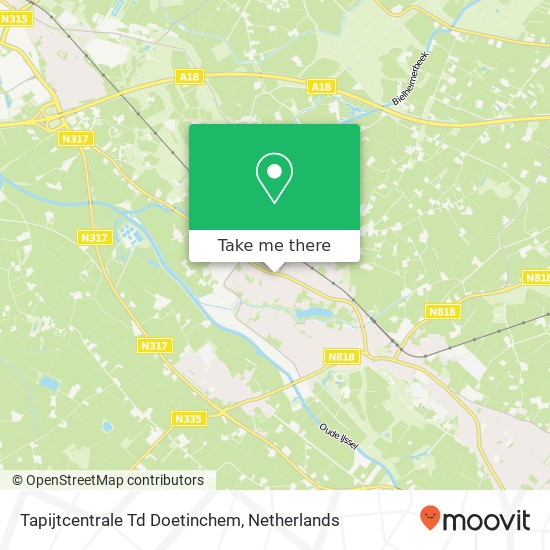 Tapijtcentrale Td Doetinchem map