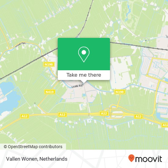 Vallen Wonen map