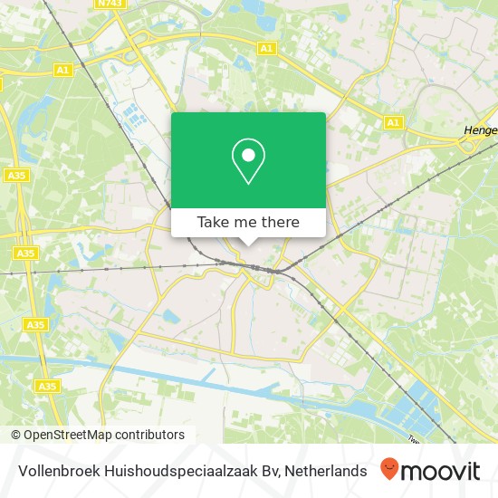 Vollenbroek Huishoudspeciaalzaak Bv map