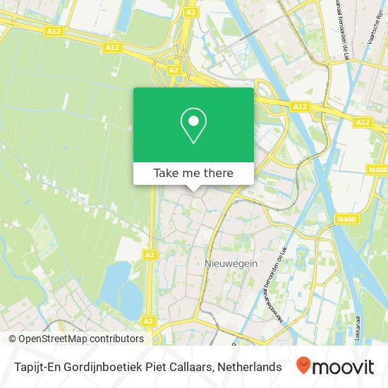 Tapijt-En Gordijnboetiek Piet Callaars map