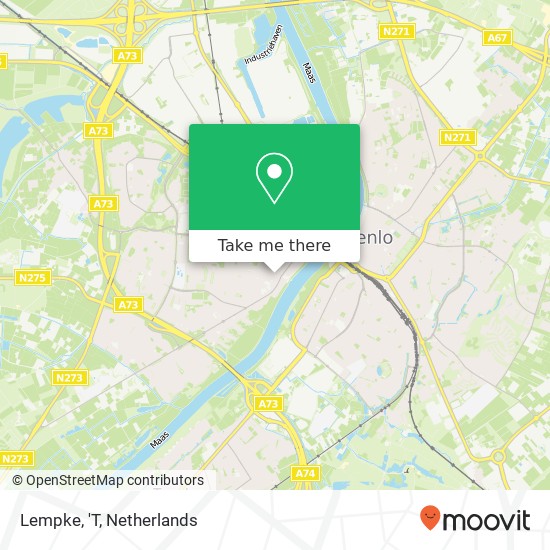 Lempke, 'T map