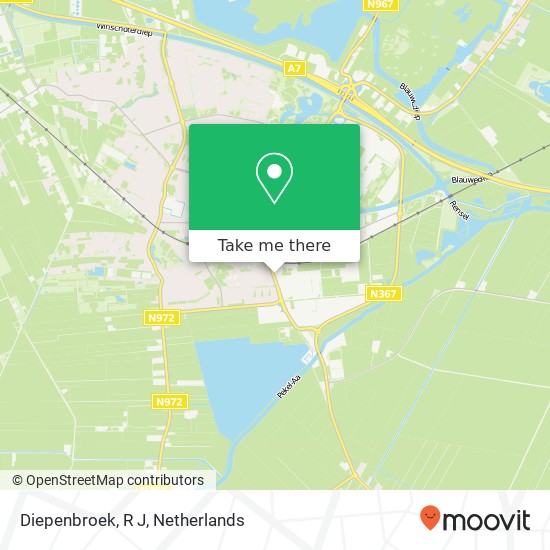 Diepenbroek, R J map
