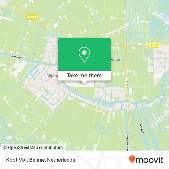 Koot Vof, Bennie map