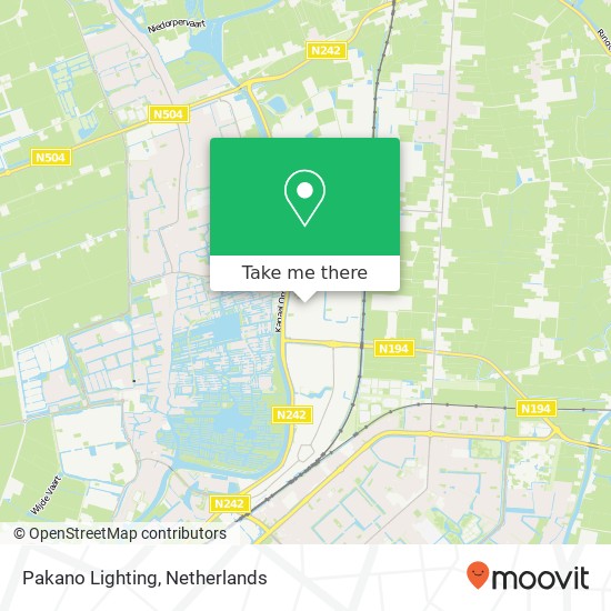 Pakano Lighting map