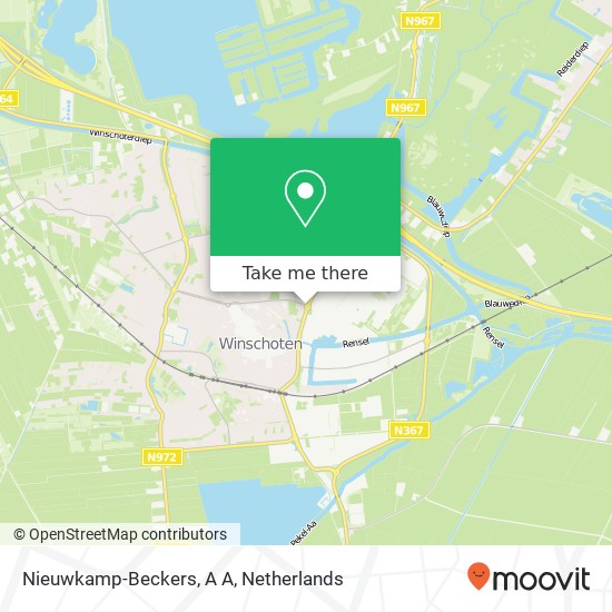 Nieuwkamp-Beckers, A A map