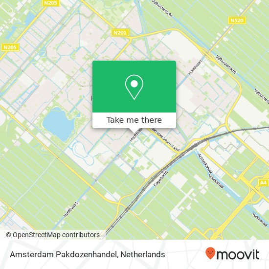 Amsterdam Pakdozenhandel map