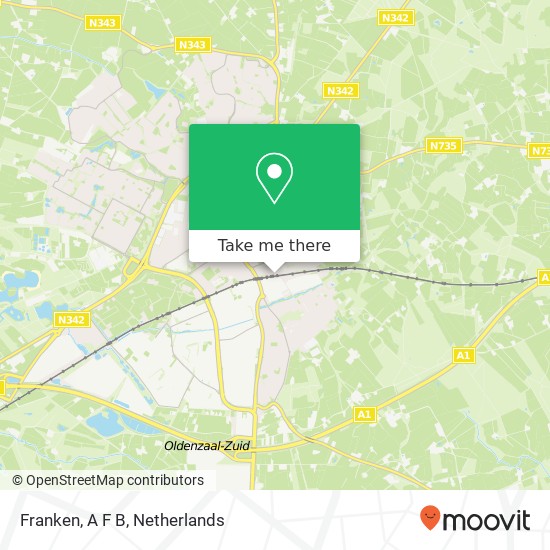 Franken, A F B map