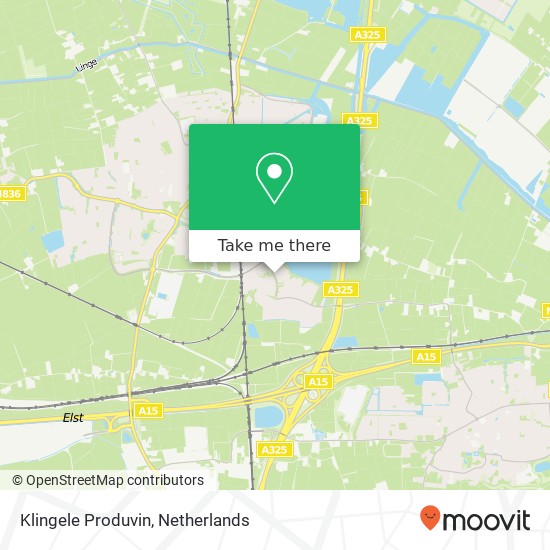 Klingele Produvin map