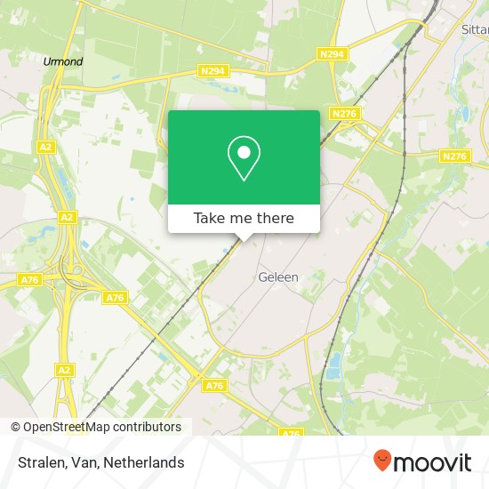 Stralen, Van map