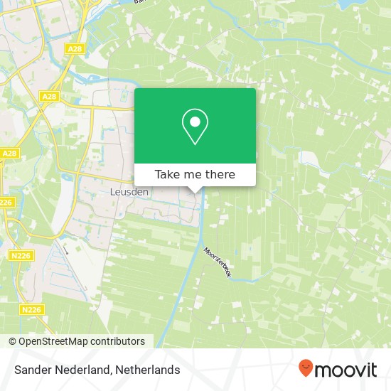 Sander Nederland map