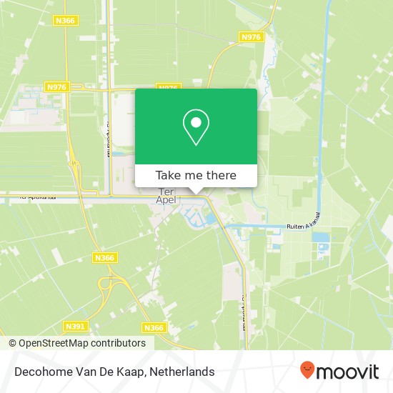 Decohome Van De Kaap map