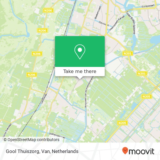 Gool Thuiszorg, Van map