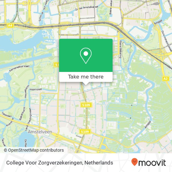 College Voor Zorgverzekeringen map