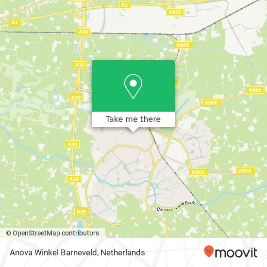 Anova Winkel Barneveld map