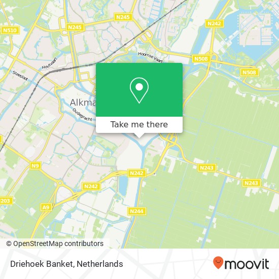 Driehoek Banket map