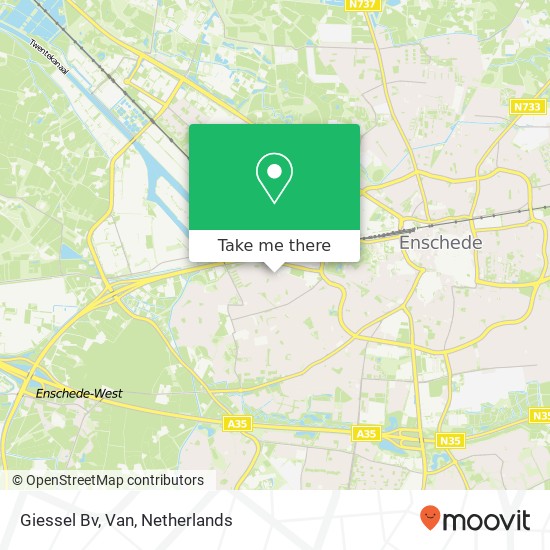 Giessel Bv, Van map