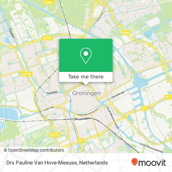 Drs Pauline Van Hove-Meeuse map