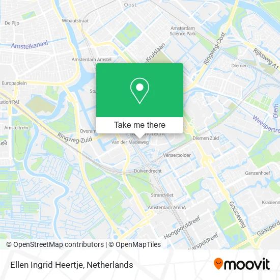 Ellen Ingrid Heertje map