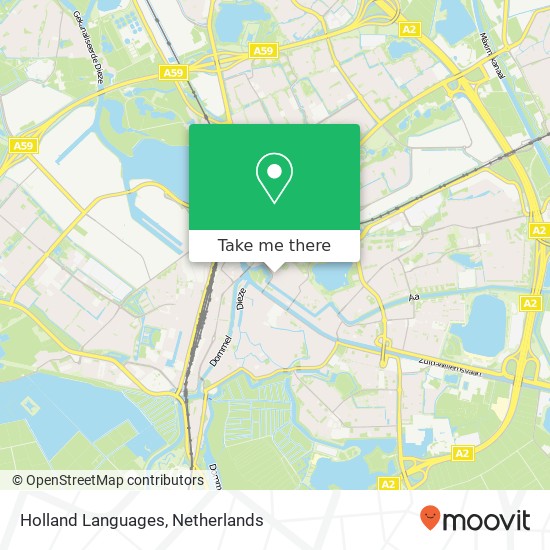 Holland Languages map