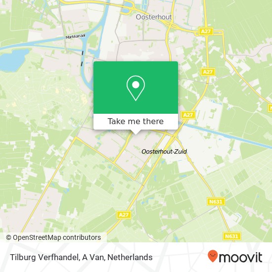 Tilburg Verfhandel, A Van Karte